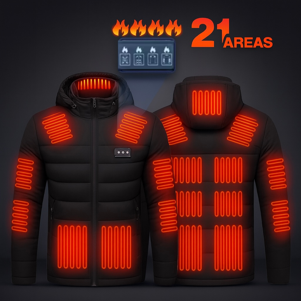 The Revano Dual-Control Heated Jacket | 7.4 V Smart Warmth System